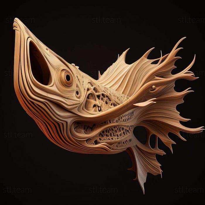3D model Pterygoplichthys pardalis (STL)